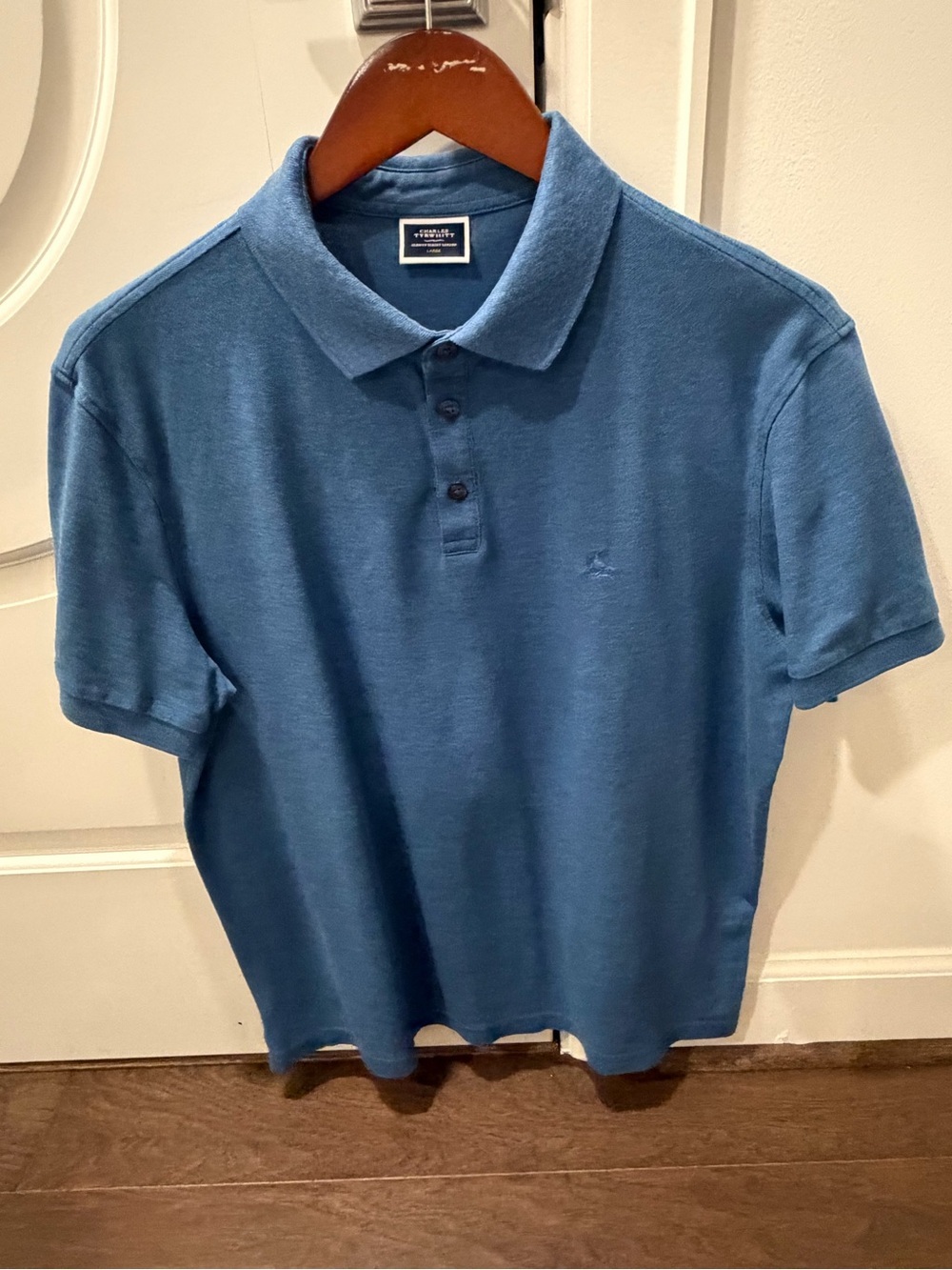 Charles Tyrwhitt Slate Blue Cotton Polo